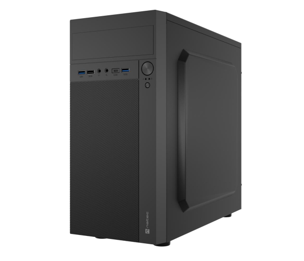 NATEC Helix USB-C MATX Mini Tower Czarna NPC-2171 - 1233100 - zdjęcie 2